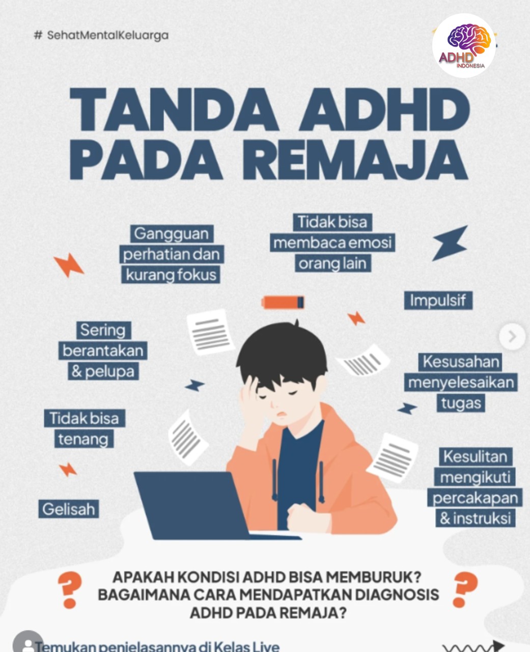 Screening ADHD Non-Diagnostik: Edukasi Awal bagi Orang Tua di Kota Pekalongan